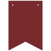 赤と黒の市松模様にプライド。 バンティングフラッグ (第1の旗)