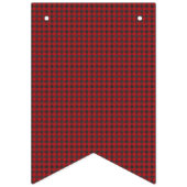 赤と黒の市松模様にプライド。 バンティングフラッグ (第3の旗)