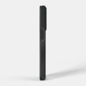 赤と黒の幾何学模様 iPhoneケース (右側面)
