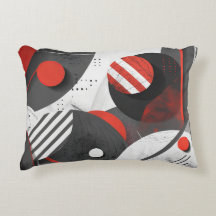 赤と黒の抽象芸術幾何学円