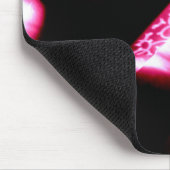 赤と黒の抽象芸術影デザイン口 マウスパッド (コーナー)