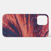 赤と黒の抽象芸術絵画 Case-Mate iPhoneケース (裏面 (横))