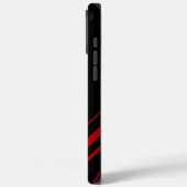 赤と黒の斜線 Case-Mate iPhoneケース (裏面 / 左)