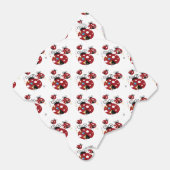 赤と黒の星付きテントウムシ3匹 フェイバーボックス (折り畳みなし)