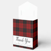 赤と黒の格子模様の愛用ボックス フェイバーボックス (オープン)