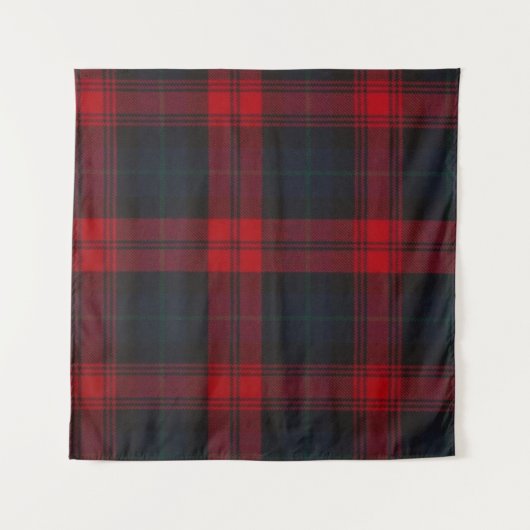 赤と黒の格子縞のタペストリー/背景 タペストリー (正面(横))