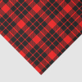 赤と黒の格子縞ティッシュペーパー 薄葉紙 (詳細)