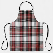 赤と黒の格子縞 エプロン (正面)