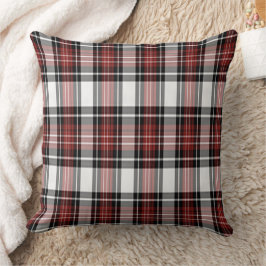 赤と黒の格子縞 クッション