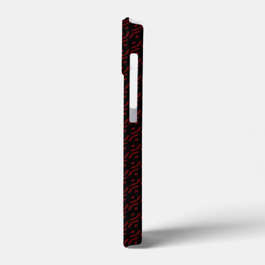 赤と黒の模様 Case-Mate iPhoneケース (裏面 / 左)