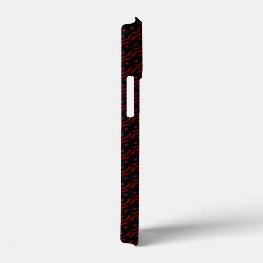 赤と黒の模様 Case-Mate iPhoneケース (裏面 / 右)