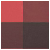 赤と黒の水牛の格子布 ファブリック (クローズアップ)