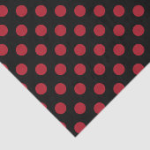 赤と黒の水玉模様 薄葉紙 (詳細)