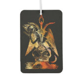 赤と黒の洗礼 カーエアーフレッシュナー (正面)