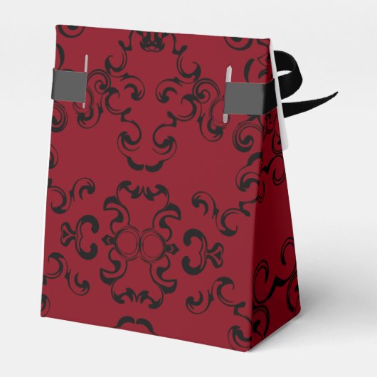 赤と黒の渦巻きゴシック結婚ズ フェイバーボックス (裏面サイド)