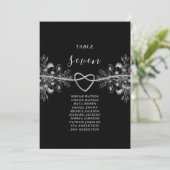 赤と黒の結婚座席表 (スタンド正面)