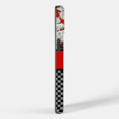 赤と黒の花電話ケース Case-Mate iPhoneケース (裏面 / 右)