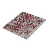 赤と黒の装飾タイル タイル (側面)