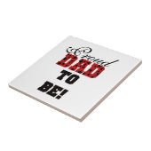 赤と黒の誇りを持ったパパが贈り物 タイル (側面)