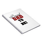 赤と黒の誇りを持ったパパが贈り物 ノートブック (右側)