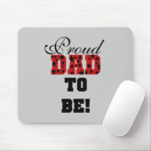 赤と黒の誇りを持ったパパTシャツとギフト マウスパッド (マウス)