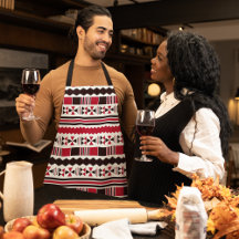 赤と黒の部族模様