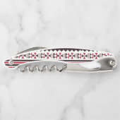 赤と黒の部族模様 ソムリエナイフ (裏面)