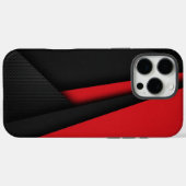 赤と黒の電話代 Case-Mate iPhoneケース (裏面 (横))