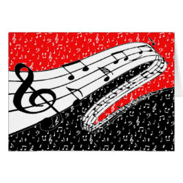 赤と黒の音楽テーマ