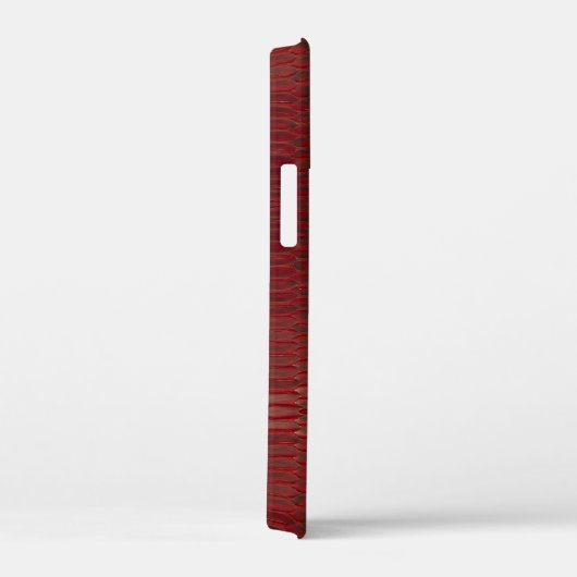 赤と黒のPythonプリント Case-Mate iPhoneケース (裏面 / 右)