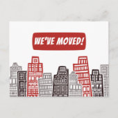 赤と黒を基調に移しました ポストカード (正面)