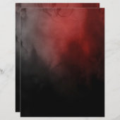 赤と黒ゴシックの水色ダークスペルページ (正面/裏面)