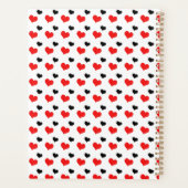 赤と黒ハート プランナー手帳 (裏面)