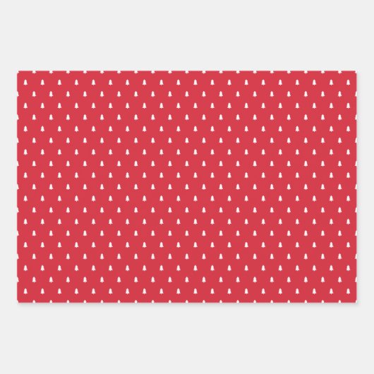 赤と黒素朴の時計がメリー・クリスマス ラッピングペーパーシート (正面3)