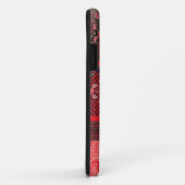 赤と黒絵を描の赤いハート Case-Mate iPhoneケース (裏面/右)