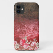 赤と黒絵を描の赤地 Case-Mate iPhoneケース (裏面)