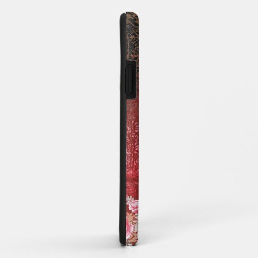 赤と黒絵を描の赤地 Case-Mate iPhoneケース (裏面/右)