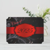 赤と黒2025年卒業 招待状 (スタンド正面)