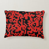 赤と黒 アクセントクッション (裏面)