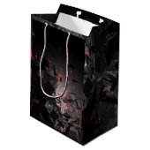 赤と黒 ミディアムペーパーバッグ (裏面アングル)