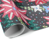 赤と黒 ラッピングペーパー (ロールコーナー)