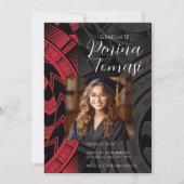 赤と黒 招待状 (正面)