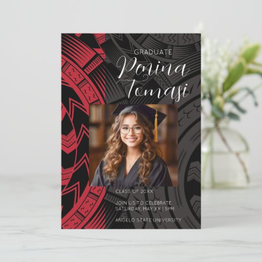 赤と黒 招待状 (スタンド正面)