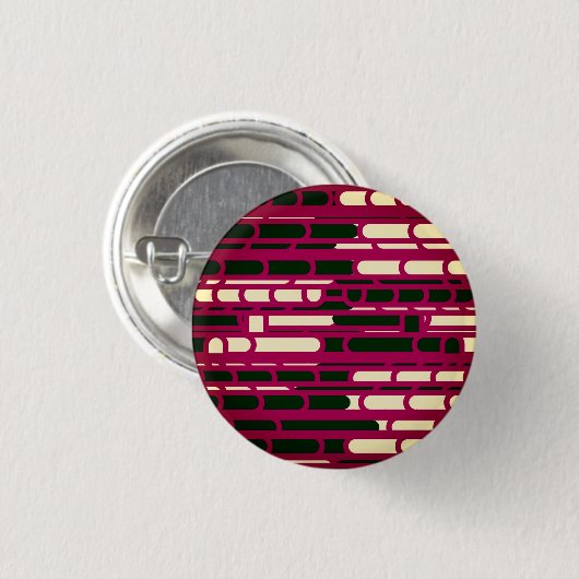 赤と黒 缶バッジ (正面&裏面)