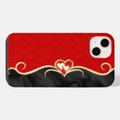 赤と黒 iPhoneケース (裏面横)
