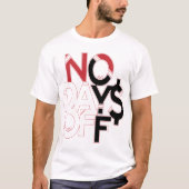 赤と黒Tシャツの日なし Tシャツ (正面)