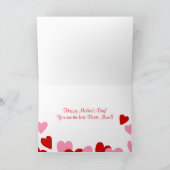 赤なめらかな髪のダシュント カード (内部)