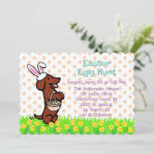 赤なめらかな髪のダッシュントイースターエッグ狩り 招待状 (スタンド正面)