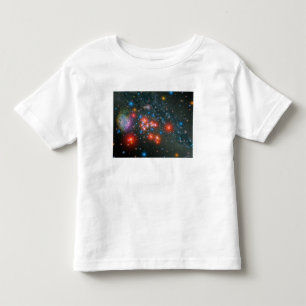 赤によってすごい巨大な集り トドラーTシャツ