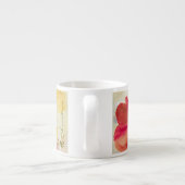 赤によってはエスプレッソのコップが開花します エスプレッソカップ (裏面)